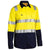 Bisley Taped HiVis Lightweight 2 Tone With Shoulder Tape Long Sleeve Unisex Shirt - BS6432T-Queensland Workwear Supplies