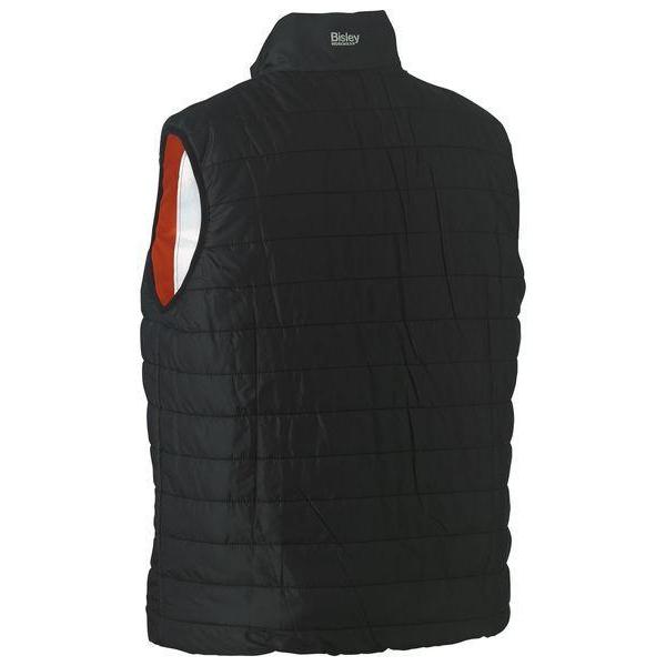 Taped Hi Vis Reversible Puffer Vest - BV0330HT - Bisley Workwear