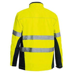 Bisley Taped HiVis Unisex Soft Shell Jacket - BJ6059T-Queensland Workwear Supplies