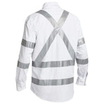 Bisley Taped Night Cotton Long Sleeve Mens Drill Shirt - BS6807T-Queensland Workwear Supplies