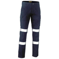 Bisley Taped Stretch Cotton Drill Cargo Pants - BPC6008T-Queensland Workwear Supplies