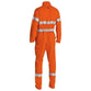 Bisley Tencate Tecasafe Plus 580 Taped HiVis Flame Retardant Non-Vented Mens Engineered Coverall - BC8185T