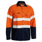 Bisley Tencate Tecasafe Plus 700 Taped HiVis Flame Retardant 2 Tone Long Sleeve Mens Shirt - BS8082T