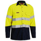 Bisley Tencate Tecasafe Plus 700 Taped HiVis Flame Retardant 2 Tone Long Sleeve Mens Shirt - BS8082T