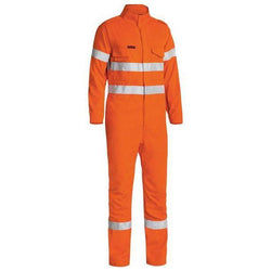 Bisley Tencate Tecasafe Plus 700 Taped HiVis Flame Retardant Vented Mens Engineered Coverall - BC8085T