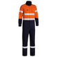 Bisley Tencate Tecasafe Plus 700 Taped HiVis Flame Retardant Vented Mens Engineered Coverall - BC8086T