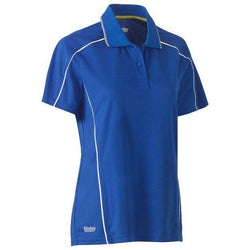 Bisley Womens Cool Mesh Polo With Reflective Piping - BKL1425