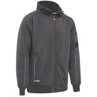 Bisley Work Fleece Zip-Front Hoodie With Sherpa Lining - BK6925-Queensland Workwear Supplies
