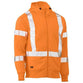 Bisley X Taped HiVis Zip Front Fleece Hoodie - BK6819XT