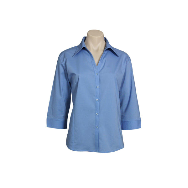 Biz Collection Ladies Metro 3/4 Sleeve Shirt - LB7300-Queensland Workwear Supplies