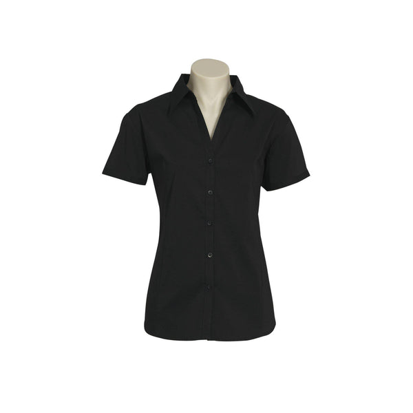 Biz Collection Ladies Metro Short Sleeve Shirt - LB7301-Queensland Workwear Supplies