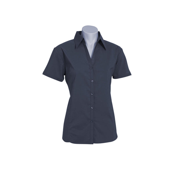 Biz Collection Ladies Metro Short Sleeve Shirt - LB7301-Queensland Workwear Supplies