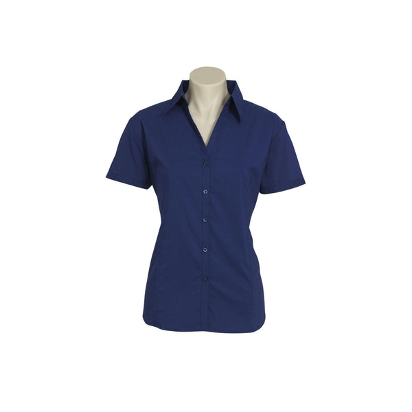 Biz Collection Ladies Metro Short Sleeve Shirt - LB7301-Queensland Workwear Supplies