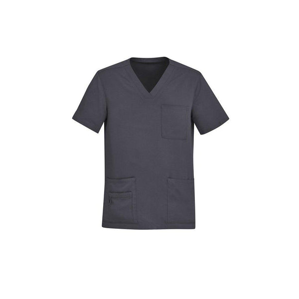 BizCare Mens V-Neck Scrub Top - CST945MS-Queensland Workwear Supplies