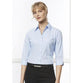 BizLadies Micro Check Business 3/4 Sleeve Shirt - LB8200