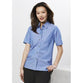 BizLadies Wrinkle Free Chambray Short Sleeve Shirt - LB6200