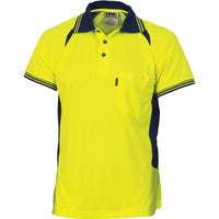 DNC Cool-Breeze Contrast Mesh Panel Polo - 3901-Queensland Workwear Supplies