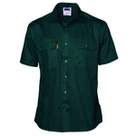 DNC Cotton Short Sleeve Drill Work Shirt - 3201-Queensland Workwear Supplies