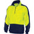 DNC HiVis 2-Tone 1/2 Zip Hi-Neck Panel Fleecy Windcheater - 3823-Queensland Workwear Supplies