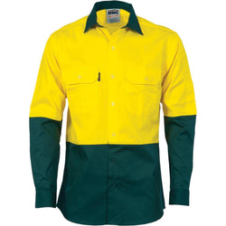 DNC HiVis 2-Tone Cool-Breeze Long Sleeve Shirt - 3840