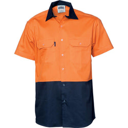 DNC HiVis 2-Tone Cool-Breeze Short Sleeve Shirt - 3839