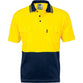 DNC HiVis 2-Tone Jersey Twin Pocket Short Sleeve Cotton Polo - 3943