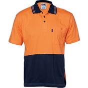 DNC HiVis Cotton Jersey Short Sleeve Polo - 3845-Queensland Workwear Supplies