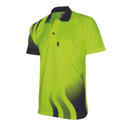 DNC HiVis Sublimated Wave Polo - 3563