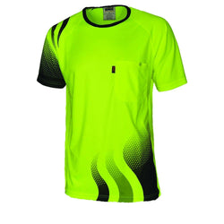 DNC HiVis Sublimated Wave Tee - 3562