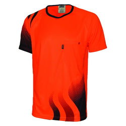 DNC HiVis Sublimated Wave Tee - 3562