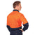 DNC HiVis Vertical Vented Long Sleeve Cotton Shirt - 3732-Queensland Workwear Supplies