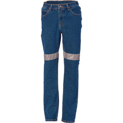 DNC Ladies Taped Stretch Denim Jeans - 3339