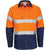 DNC Patron Saint Taped Flame Retardant 2 Tone Long Sleeve Shirt - 3409-Queensland Workwear Supplies