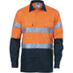 DNC Taped HiVis 2-Tone Long Sleeve Cotton Shirt - 3988