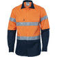 DNC Taped HiVis 2-Tone Long Sleeve Drill Shirt - 3982