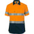 DNC Taped HiVis 2-Tone Short Sleeve Cotton Drill Shirt - 3833-Queensland Workwear Supplies