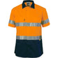 DNC Taped HiVis 2-Tone Short Sleeve Cotton Drill Shirt - 3833