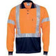 DNC Taped HiVis 2-Tone X-Back Long Sleeve Polo - 3714