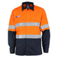 DNC Taped HiVis Flame Retardant & Arc HRC1 2-Tone Lightweight Long Sleeve Shirt - 3445