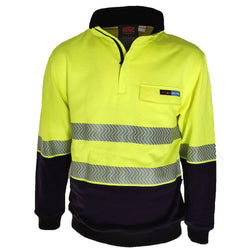 DNC Taped HiVis Flame Retardant & Arc Rated 1/2 Zip Jumper - 3424