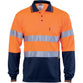 DNC Taped HiVis Micromesh Long Sleeve Polo - 3913