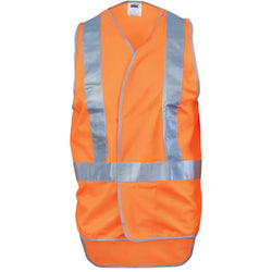 DNC Taped HiVis Safety Vest, With Tail & X-Back - 3802