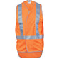 DNC Taped HiVis Safety Vest, With Tail & X-Back - 3802