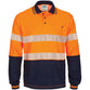 DNC Taped HiVis Segment Cotton Back Long Sleeve Polo - 3518