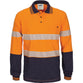 DNC Taped HiVis Segment Cotton Jersey Long Sleeve Polo - 3516