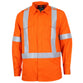 DNC Taped HiVis With X-Back Flame Retardant & Arc Rated HRC1 Lightweight Long Sleeve Shirt - 3448