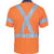 DNC Taped HiVis X-Back Cool-Breathe Short Sleeve Polo Shirt - 3912-Queensland Workwear Supplies