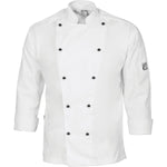 DNC Traditional Chef Long Sleeve Jacket - 1102-Queensland Workwear Supplies