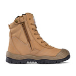 Mongrel Wheat High Leg ZipSider Boot w/ Scuff Cap - 451050-Queensland Workwear Supplies