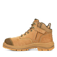 Oliver Left Zip 130mm Stone Boot - 55-350Z-Queensland Workwear Supplies